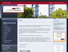 Tablet Screenshot of huesch-immobilien.de